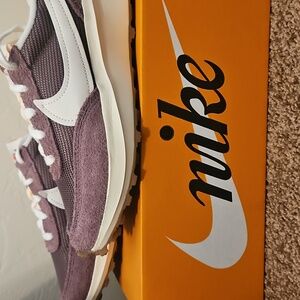 Nike Violet and White Running Shoes